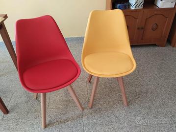 Sedie design nordico NUOVE – mai usate (prezzo sin