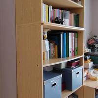 Libreria in laminato beige 