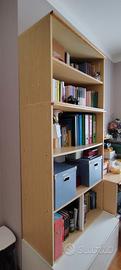 Libreria in laminato beige 