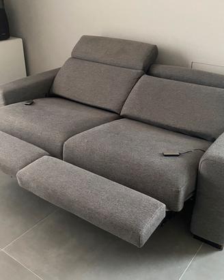 Divano con 2 chaise longue elettriche