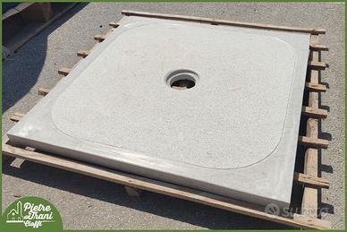 Piatto Doccia in Marmo di Trani cm. 80x80x4 h.