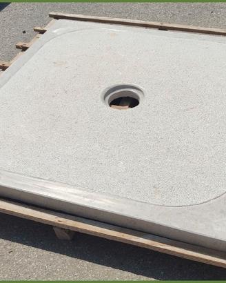 Piatto Doccia in Marmo di Trani cm. 80x80x4 h.