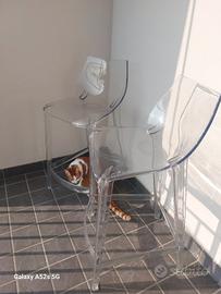 sgabelli trasparenti