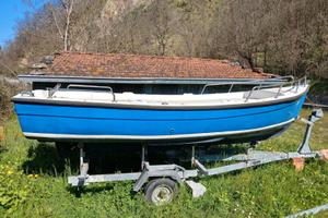 barca + motore Jonson 20 hp 2 tempi + carrello