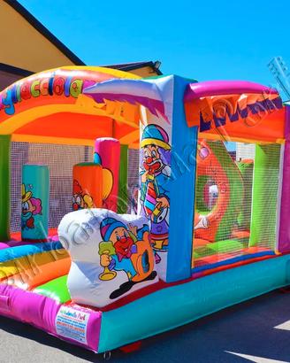 Labirinto Gonfiabile con Ostacoli per Bambini
