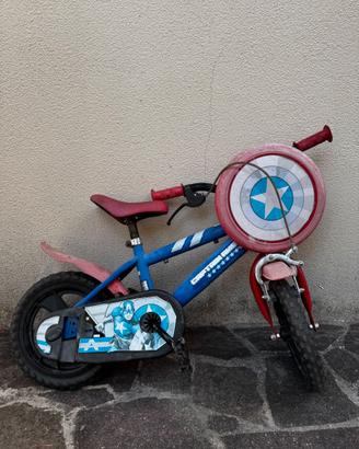 Bici Dino Bikes Captain America 12" da restaurare