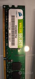 RAM DDR2 Corsair ValueSelect 2GB