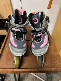 pattini in linea usati 1 giorno numero 40