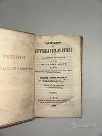 Istituzioni di Rettorica e Belle Lettere - 1862