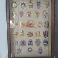 Lotto 28 Distintivi Badge Polizia Americani Mondia