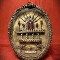 RELIQUIARIO DI SAN BERNARDO- 1800/XIX -  10cm