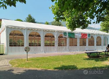 Tendoni per Feste, Eventi 8 x 20 x 3/4,4 mt prof.