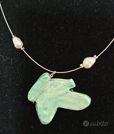 Collana Farfalla e Madreperla