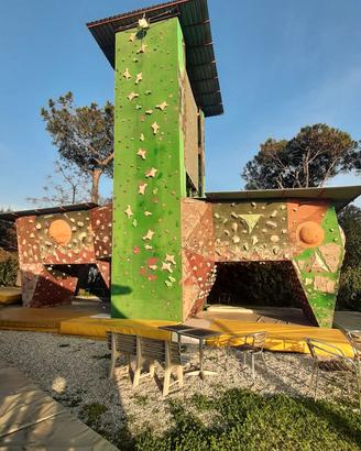 Parete di arrampicata