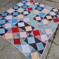 Coperta patchwork fatta a mano