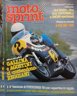 Rivista MOTOSPRINT numero 44 del 1981