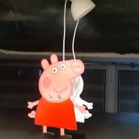 Lampadario artigianale Peppa Pig
