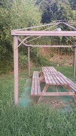 gazebo 4x3 alluminio 