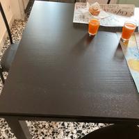 Tavolo legno nero allungabile