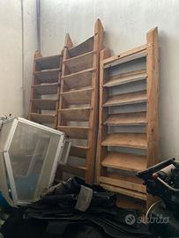 Scale in legno larice antiche