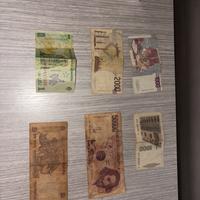 Lire,banconota indiana,banconota rumena