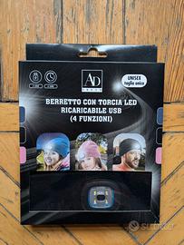 Cappello invernale caldo luce LED