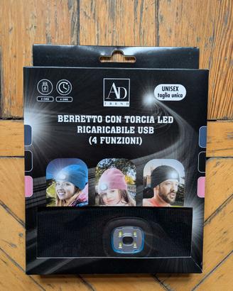 Cappello invernale caldo luce LED