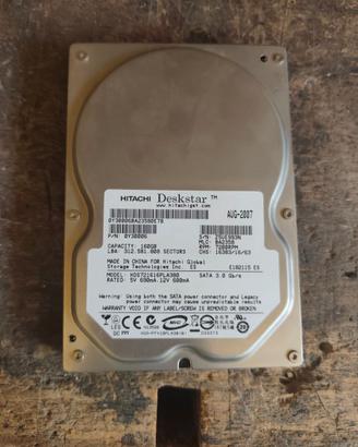 2 Hard Disk Hitachi SATA 3,5" – 160 GB + 320 GB