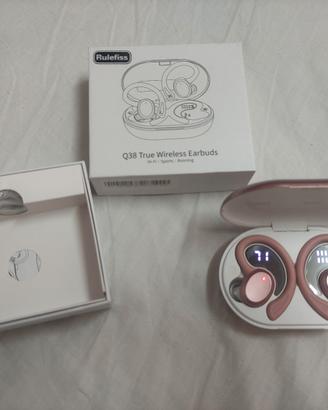 Auricolari Bluetooth Sport Rulefiss Q38 Rose Gold