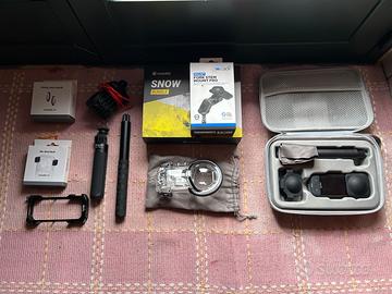 Insta 360 x3 con accessori