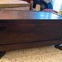Cassapanca antica dell'800 misure 95x49x50 cm