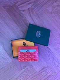 portacarte Goyard rosso