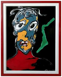 Giorgio Chiesi tecnica mista su lastra cm 50x70