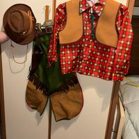 Costume carnevale cowboy/sceriffo + pistola