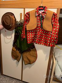 Costume carnevale cowboy/sceriffo + pistola