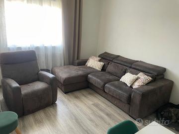 Divano letto + poltrona elettrica poltrone sofà