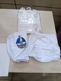 confezione slip bimbi copri pannolini 2 pezzi 