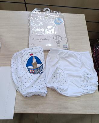 confezione slip bimbi copri pannolini 2 pezzi 
