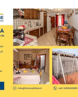 CASA SINGOLA con S. esterno e garage a Belpasso