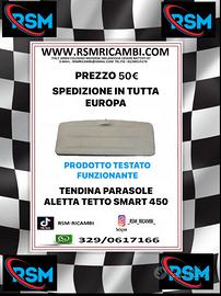 TENDINA PARASOLE ALETTA TETTO SMART FORTWO 450