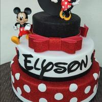 Torta scenografica Minnie 