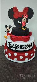 Torta scenografica Minnie 