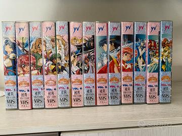 VHS MAGIC KNIGHT RAYEARTH - serie completa