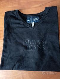 Maglietta ARMANI JEANS cotone nera donna T.44