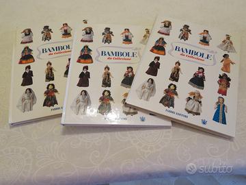Nr. 3 libri "bambole da collezione"