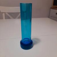 vasetto in vetro turchese