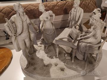 Scultura antica ceramica biscuit