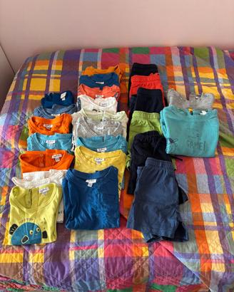 Felpe, maglie e altro x bimbo 12-18 mesi – 24 capi