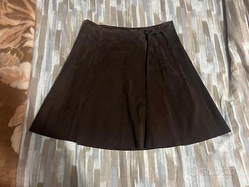 Gonna a portafoglio vera pelle