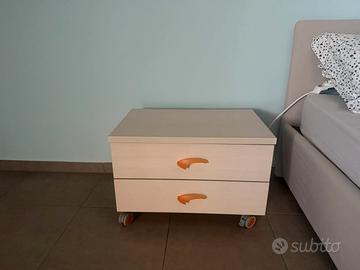 Comodino Moretti Compact 2 cassetti